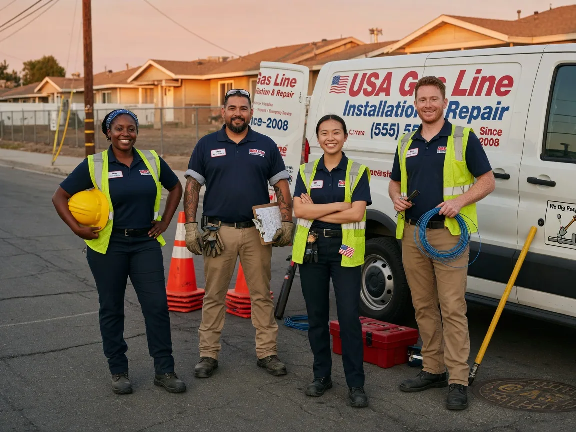 Gas Line Installation company in Upper Black Eddy, PA